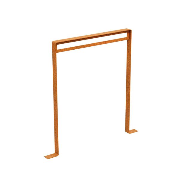 Corten bicycle rack MONTA 1