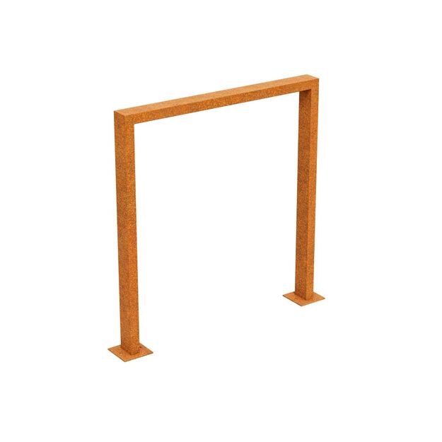 Corten bicycle rack MONTA 1