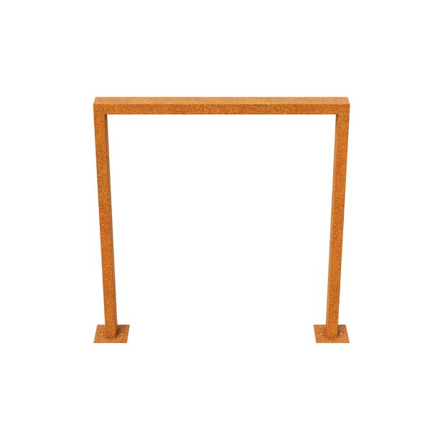 Corten bicycle rack MONTA 1