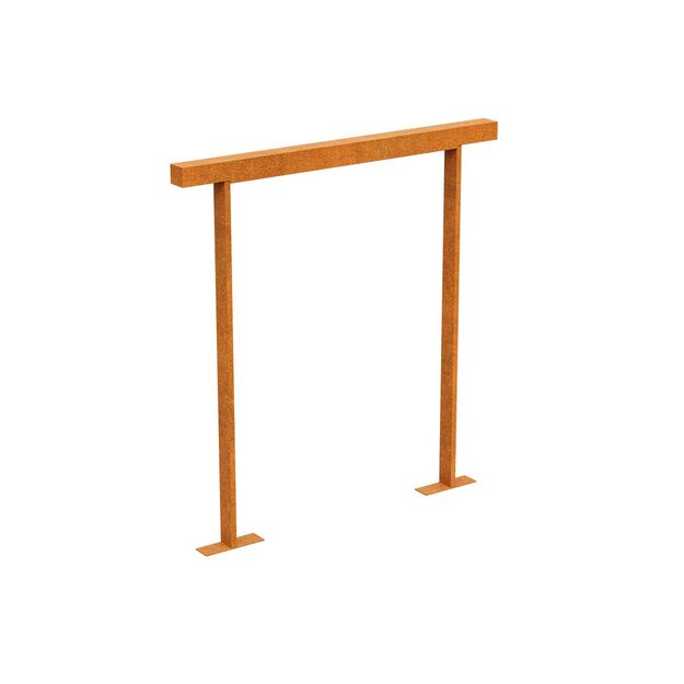 Corten bicycle rack MONTA 1