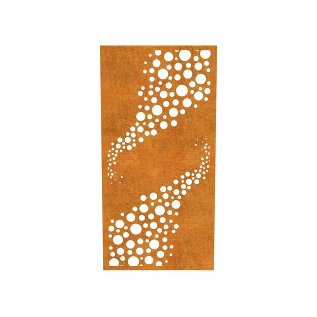 Corten openwork garden panel DECORA 11