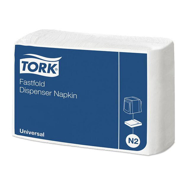 Servetėlės TORK Universal  N2, balta sp., 1 sl., 300 servt., 30 x 25cm 10933