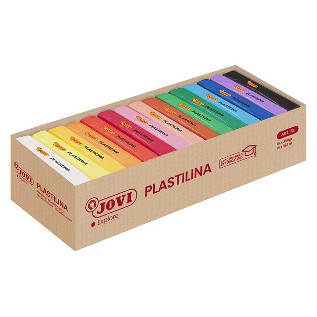 Plastilinas JOVI, 350 g, įvairių spalvų