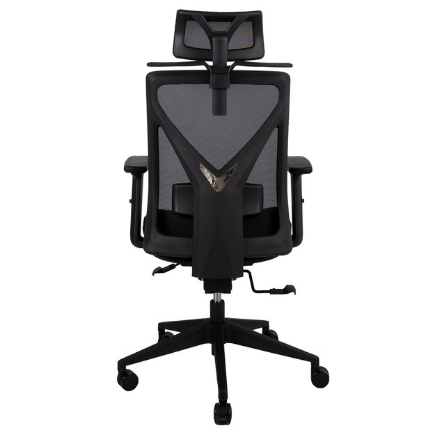 Vadovo kėdė OFFICE4YOU MIKE, plastikinis pagrindas, juoda sp.
