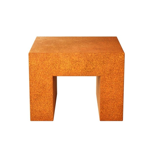 Garden pedestal Corten HIERRO 1