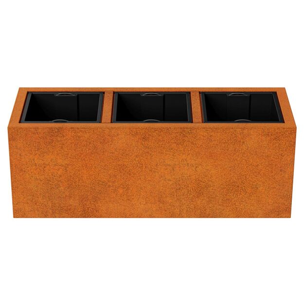 Steel planter Corten DEPO 9