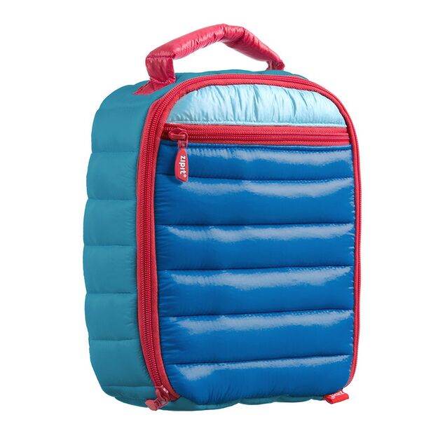 Pietų dėžutė + pakelis ledo, ZIPIT, Puffer Lunch Bag, LB-P4, Mėlynos spalvos