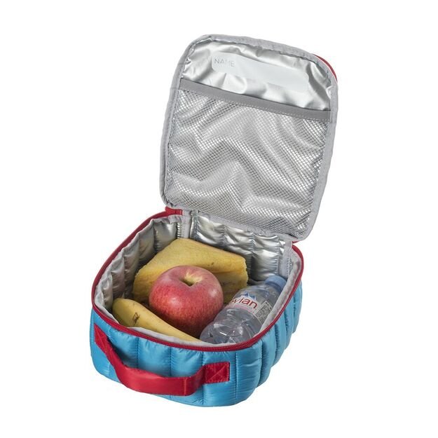 Pietų dėžutė + pakelis ledo, ZIPIT, Puffer Lunch Bag, LB-P4, Mėlynos spalvos