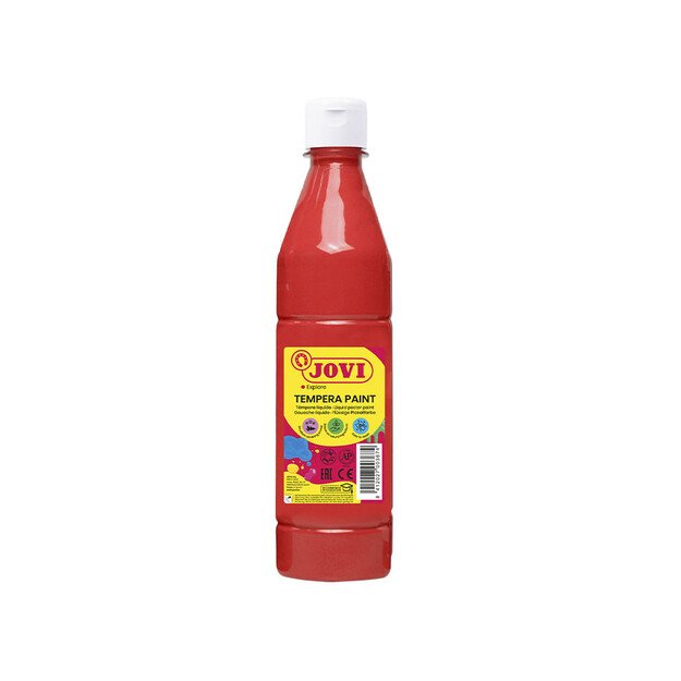 Skystas guašas buteliuke JOVI, 500 ml, raudona sp.