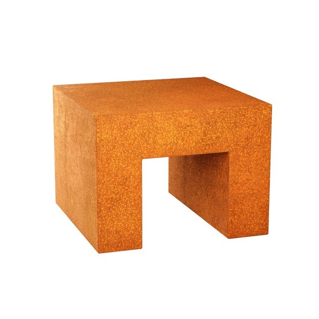 Garden pedestal Corten HIERRO 2