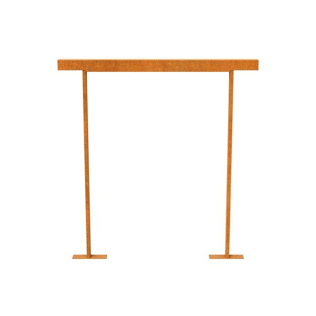 Corten bicycle rack MONTA 3