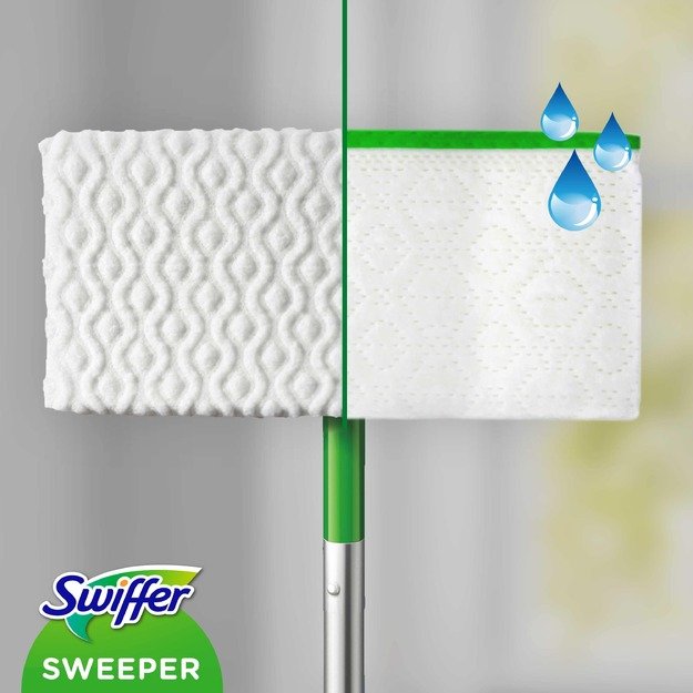 Swiffer Sweeper Starter Kit XXL: šluota,sausos serv.8vnt ir šlapios serv.3vnt