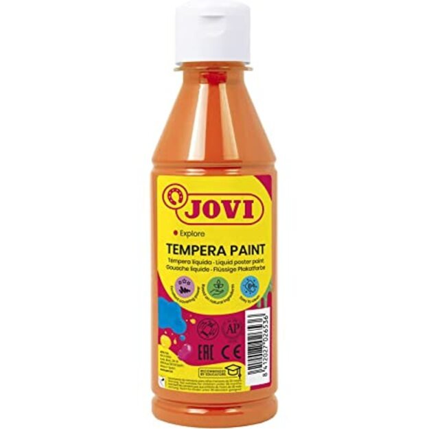 Skystas guašas buteliuke JOVI, 500 ml, oranžinė sp.