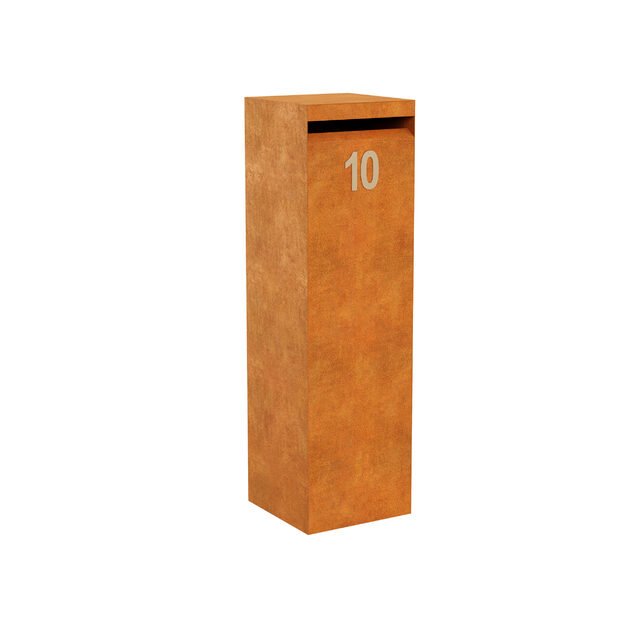 Corten letterbox BUZON 2