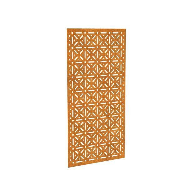 Corten openwork garden panel DECORA 4