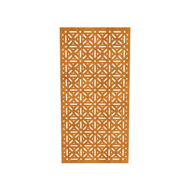 Corten openwork garden panel DECORA 4