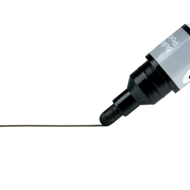 Baltos lentos žymekliai NOBO Liquid Ink, 6 vnt., įv. spalvų