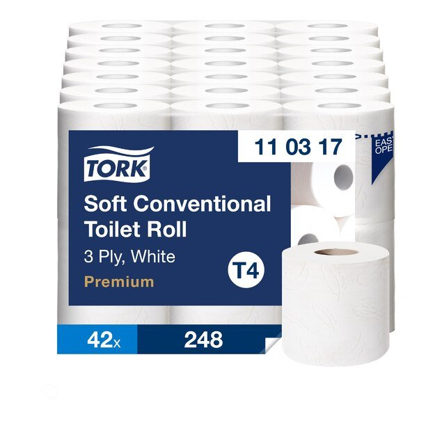 Tualetinis popierius TORK PREMIUM EXTRA SOFT T4, 110317,  9.9cmx34.72m, 3 sl., 6 vnt./pak.