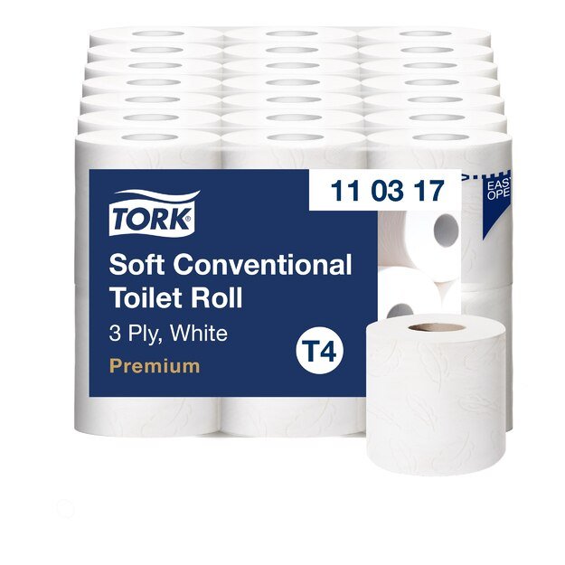 Tualetinis popierius TORK PREMIUM EXTRA SOFT T4, 110317,  9.9cmx34.72m, 3 sl., 6 vnt./pak.