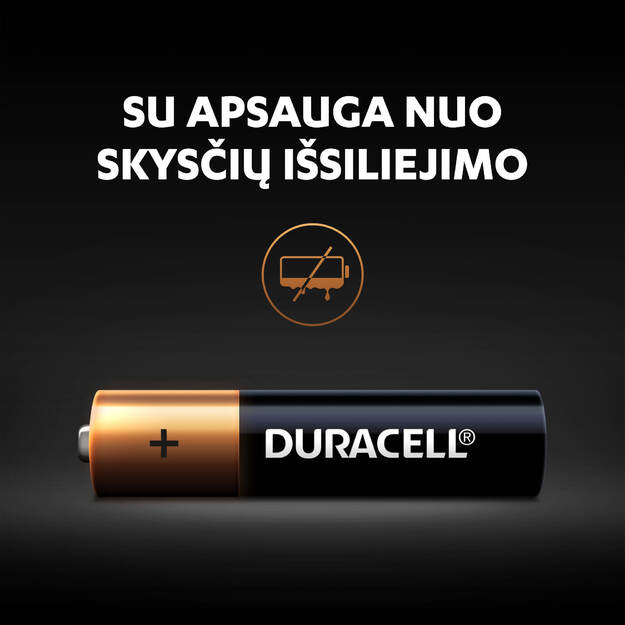 Baterijos DURACELL AAA, LR03, 4vnt