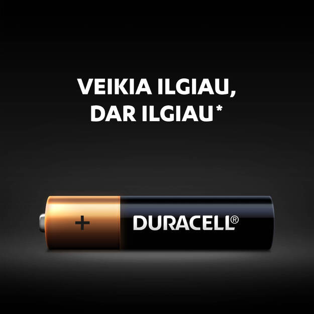 Baterijos DURACELL AAA, LR03, 8vnt