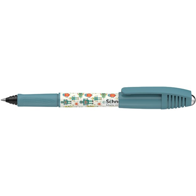Kapsulinis rašiklis SCHNEIDER Zippi, plastikinis melsvas korpusas, mėlynas rašalas