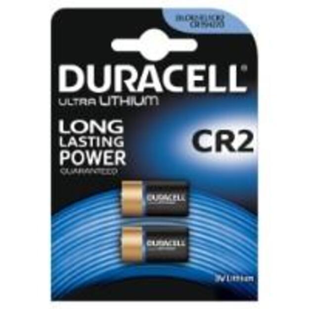 Baterija DURACELL Lithium CR2, 2vnt