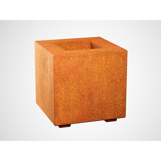 Steel planter Corten CUBO 1