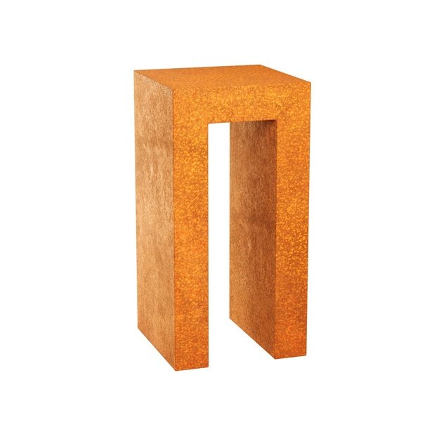 Garden pedestal Corten HIERRO 4