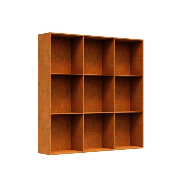 Corten wood stand LENA MAX