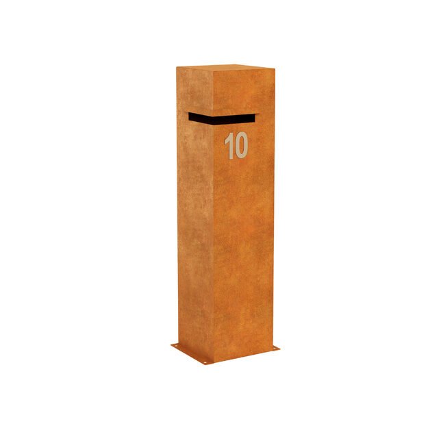 Corten letterbox BUZON 3