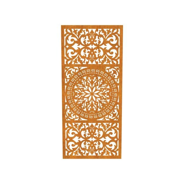 Corten openwork garden panel DECORA 5