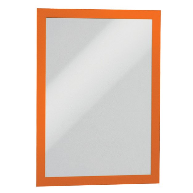 Rėmelis dokumentams DURABLE DURAFRAME® A4, 2 vnt./pak., oranžinis