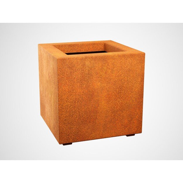 Steel planter Corten CUBO 2