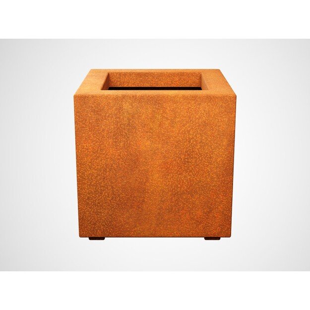 Steel planter Corten CUBO 2