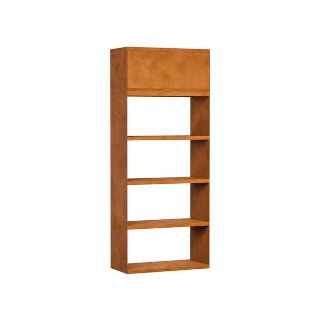 Bookcase with storage space Corten ATILLO 1