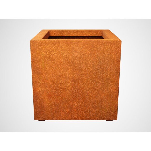 Steel planter Corten CUBO 3