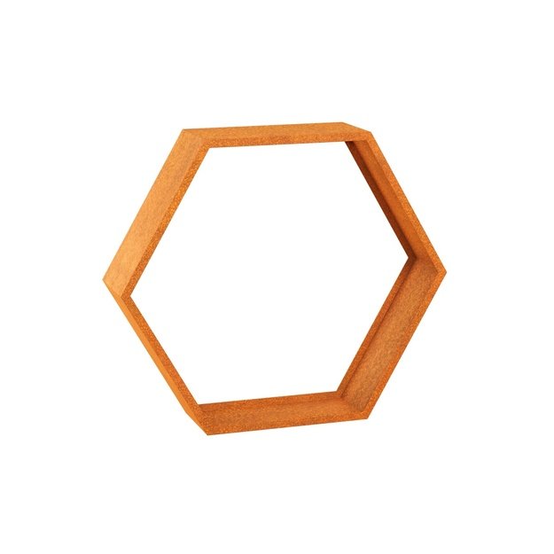 Wood stand Corten LENA SKL NORMAL 1500