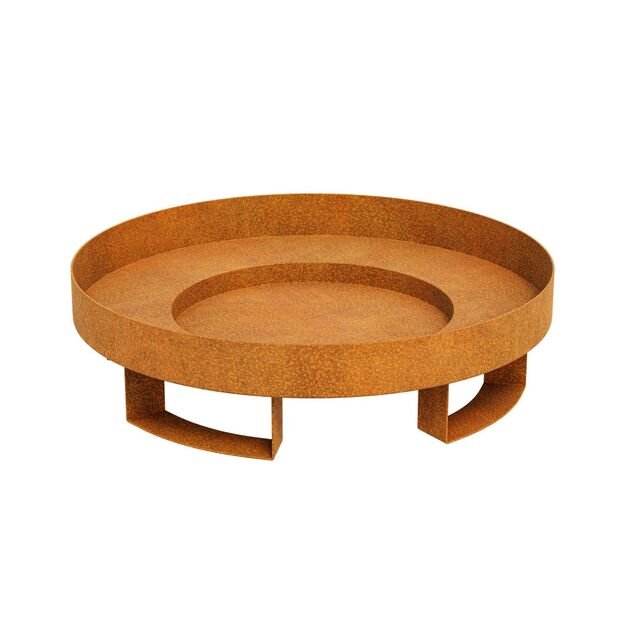 Corten GORRA metal hearth