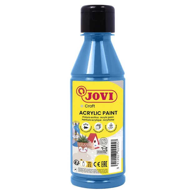 Akriliniai dažai JOVI, 250ml, žydors sp.