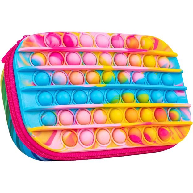 Penalas-pieštukinė ZIPIT ZIP & POP Storage Box, vaivorykštė