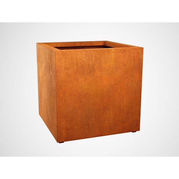 Steel planter Corten CUBO 4