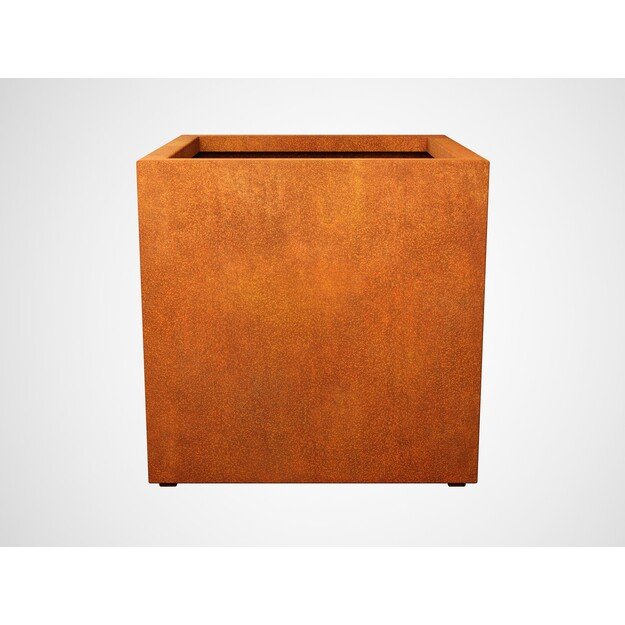 Steel planter Corten CUBO 4