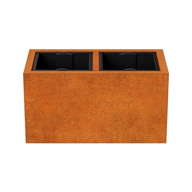 Steel planter Corten DEPO 5