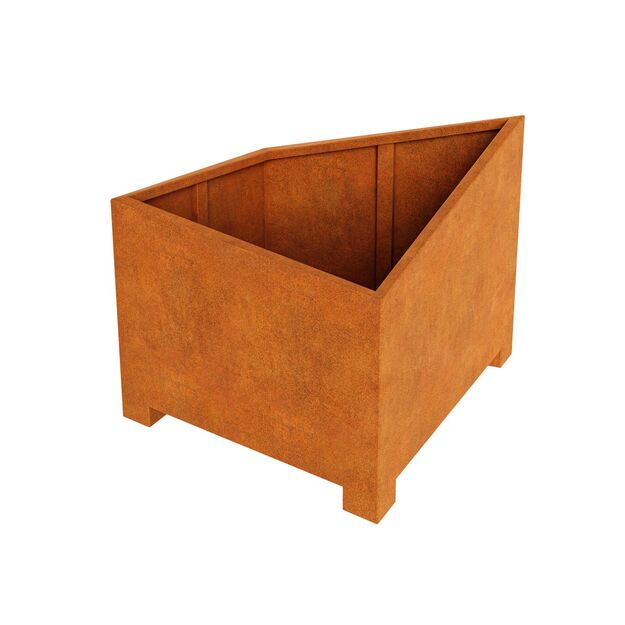 City steel planter Corten BDG 1