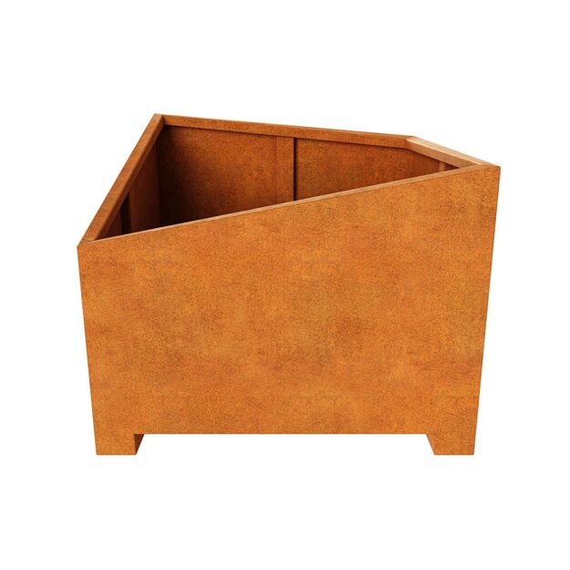 City steel planter Corten BDG 1