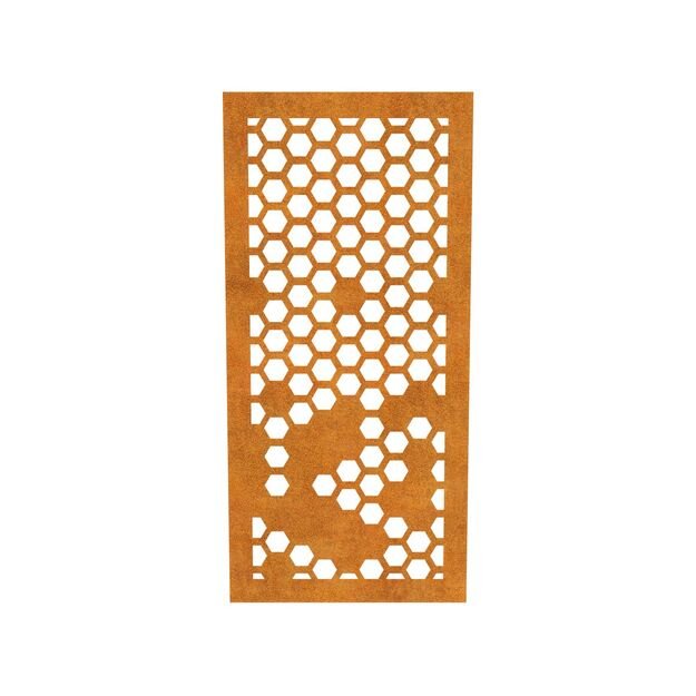 Corten openwork garden panel DECORA 8