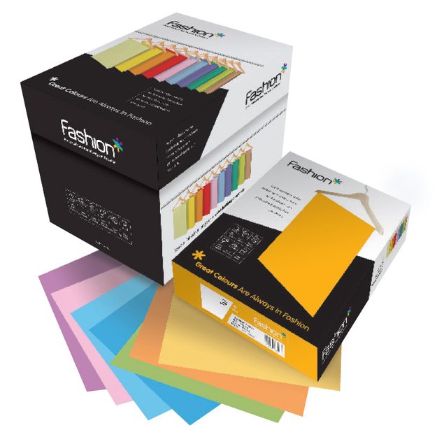 Spalvotas popierius IMAGE COLORACTION, A4, 160 gsm, 70 lapų, RAINBOW, MIX