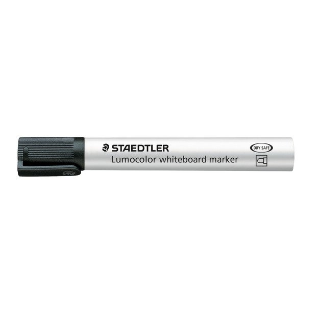 Žymeklis baltai lentai STAEDTLER LUMOCOLOR 351, 2 mm, JUODA
