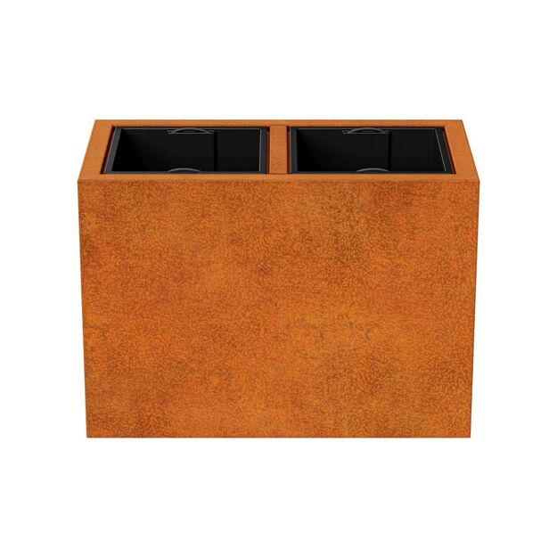 Steel planter Corten DEPO 6